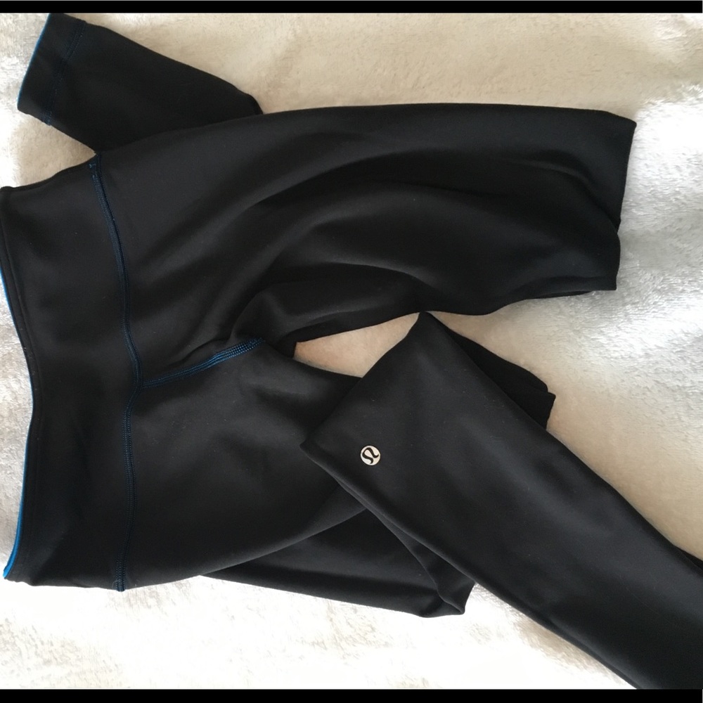 Lululemon reversible wunder under leggings